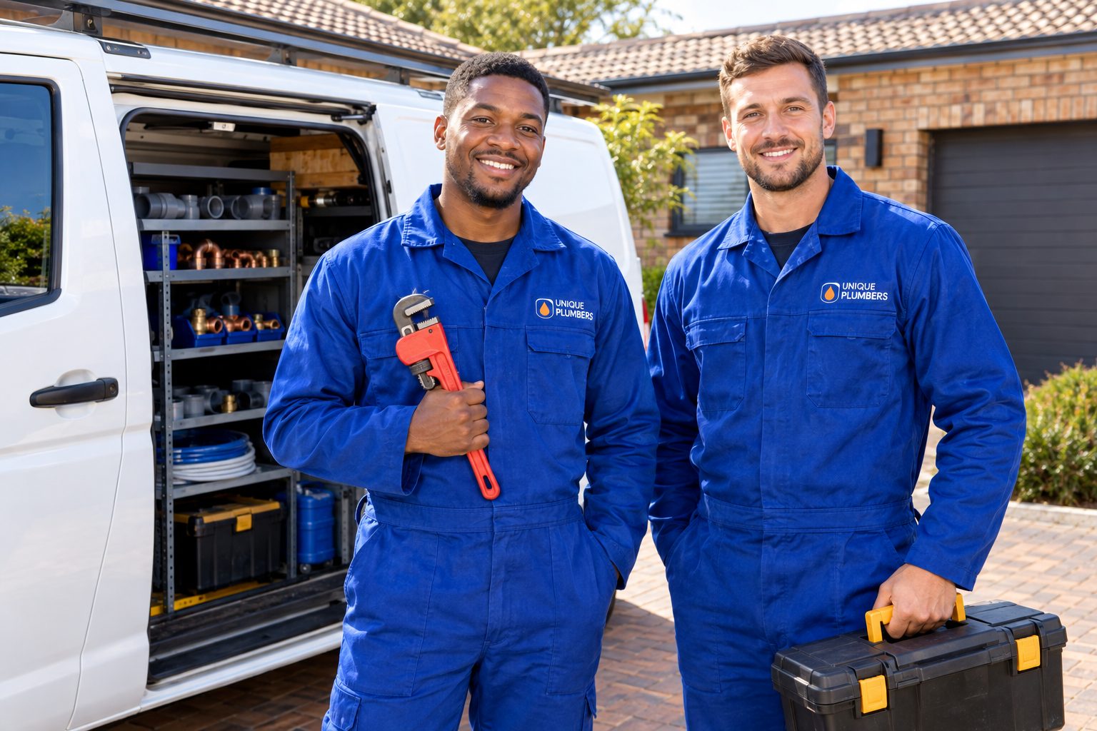 Unique Plumbers team of qualified plumbers